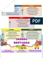 Jadual Tugasan Bilik Darjah