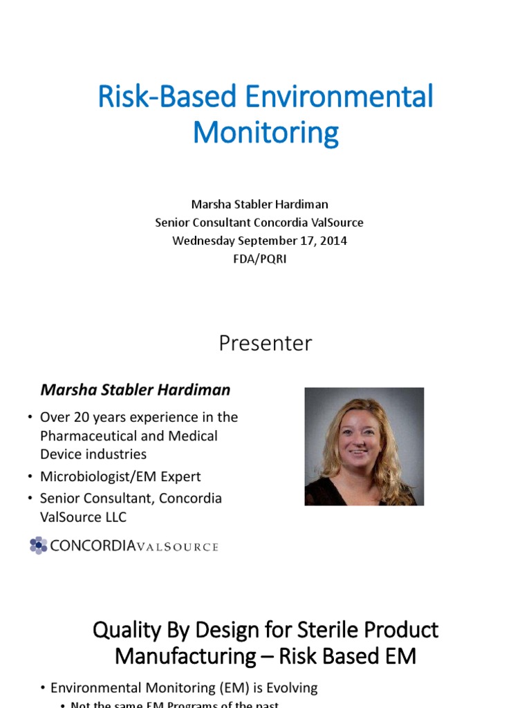 Risk-Based Environmental Monitoring Guide | PDF