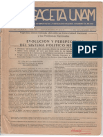 Evolución y perspectivas del sistema político mexicano, Gaceta UNAM (1)