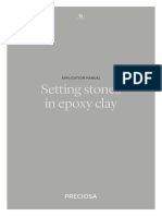 Setting Stones in Epoxy Clay
