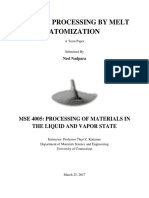 Powder Processing by Melt Atomization 