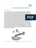 AFM in The Preparation of Hydrophobic Aluminum Surfaces