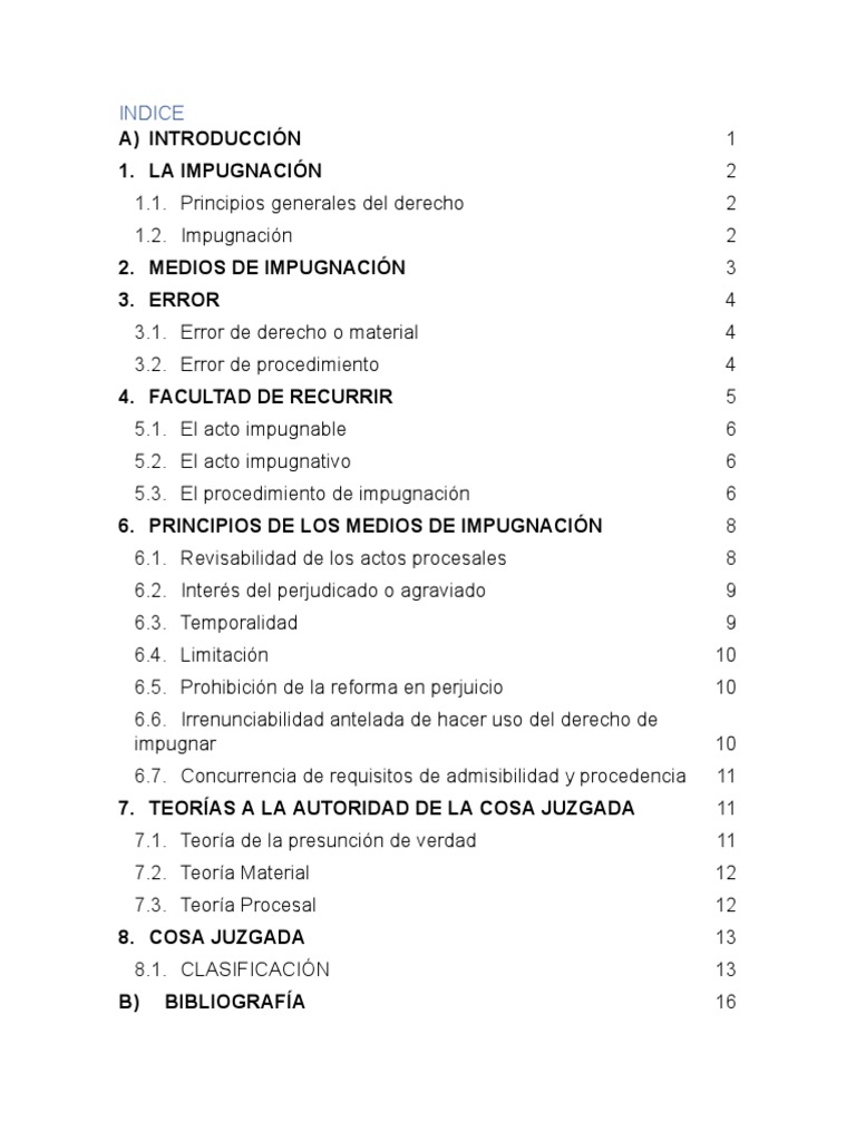 Principios y Medios de Impugnación Legal | PDF | Sentencia (ley) | Res ...