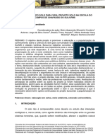 A Importância Do Solo para Vida Projeto Solo Na Escola Do Câmpus de Chapadão Do Sulufms