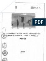 Plan para La Vigilancia, Prevencion y Control de Covid 19 en El