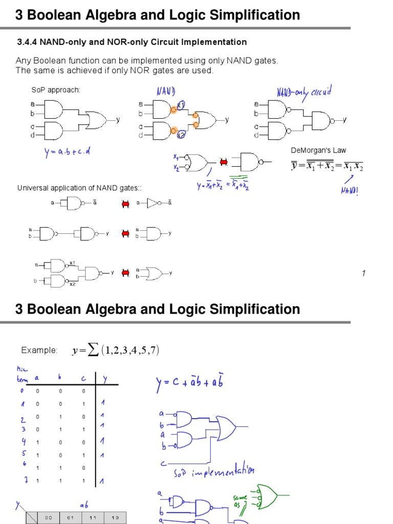 Boolean Logic for Engineering Students | PDF | Logic Gate | Computing