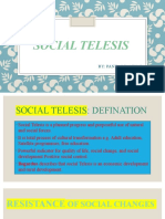 Social Telesis: By: Pankaj Kanwar