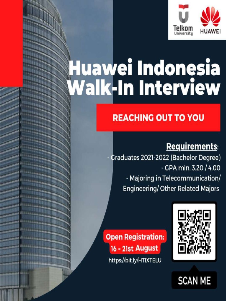 Huawei WalkIn Interview PDF