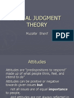 Social Judgment Theory