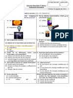 Evaluación formativa N°1 16 agosto