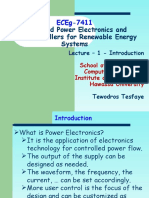 ECEg 7411 Lecture 1 Introduction Advanced Power Electronics
