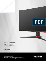 AOC Product Manual 24G2ZE English