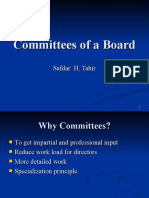Importance of Board Committees for Corporate Governance
