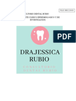 Consultorio Dental Rubio Expediente Clinico Epidemiologico Y de Investigacion
