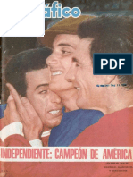 Revista El Gráfico - Independiente Campeón Libertadores 1965