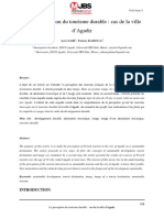 La Perception Du Tourisme Durable Cas de La Ville D Agadir PDF 11 V1N1 MJBS 188 208