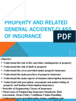 0 Pproperty and Pecuniary Class of Insurance Coure Outline