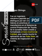 Shigeo Shingo, líder en calidad y JIT