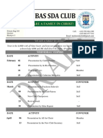 Final Draft Master Program For 2022 First Semester