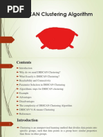 DBSCAN Clustering Algorithm: Presented by