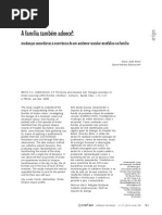 a familia tambm adoece- mudanças secundárias à ocorrência de um acidente vascular encefálico na família