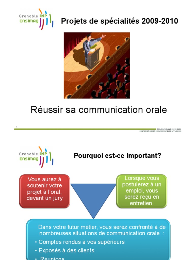 Techniques pour réussir sa communication orale | PDF | la communication ...