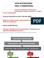 Terapia Nutricional Parenteral e Enteral