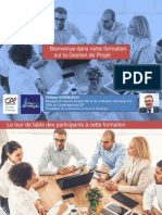 Formation gestion de projet-P. Dornbusch mars 2019