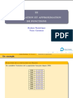 Interpolation Par Fonctions Splines