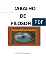 Teoria do Conhecimento: Introdução e Conceito