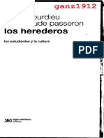 BOURDIEU, P. - PASSERON J. C. - Los Herederos (Los Estudiantes y La Cultura) (OCR) (Por Ganz1912)