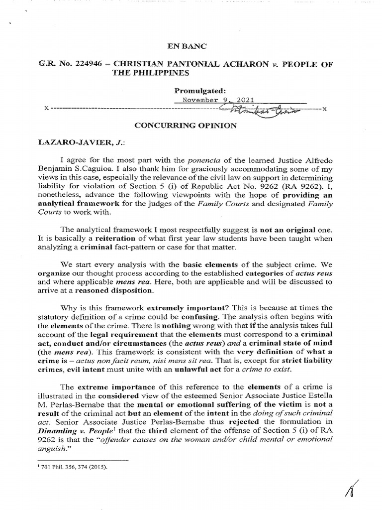The philippines enbanc g r no 224946 christian p antonial acharon