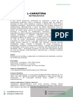 Carnitina L Farmacam 2019