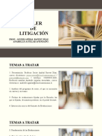 Juicio Oral Litigación: Introducción Características Principios Estructura Teoría Caso