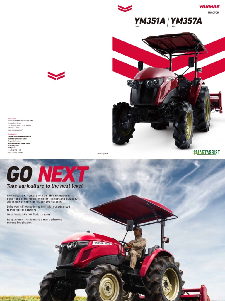 Ym351a Ym357a 201907 | PDF | Tractor | Fuel Injection