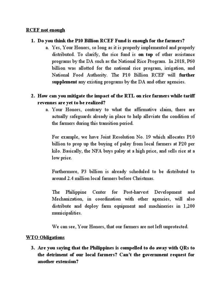 Canned Goods RICE PDF Rice Tariff