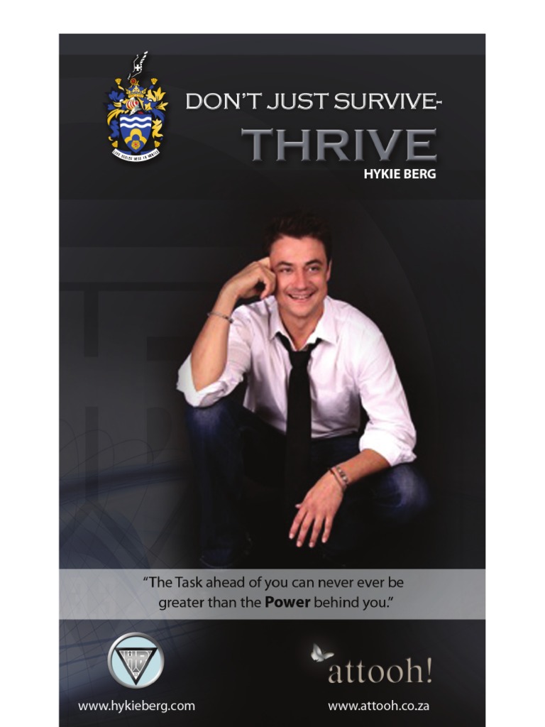 Dont Just Survive Thrive PDF Moses Thought