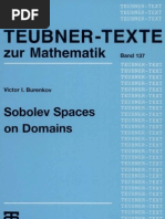 Sobolev Spaces on Domains