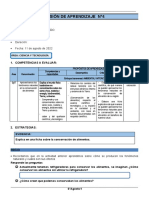 6° Grado Sesion Del Dia 11 de Agosto