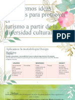 Proponemos Ideas Creativas para Promover El Turismo A Partir de La Diversidad Cultural