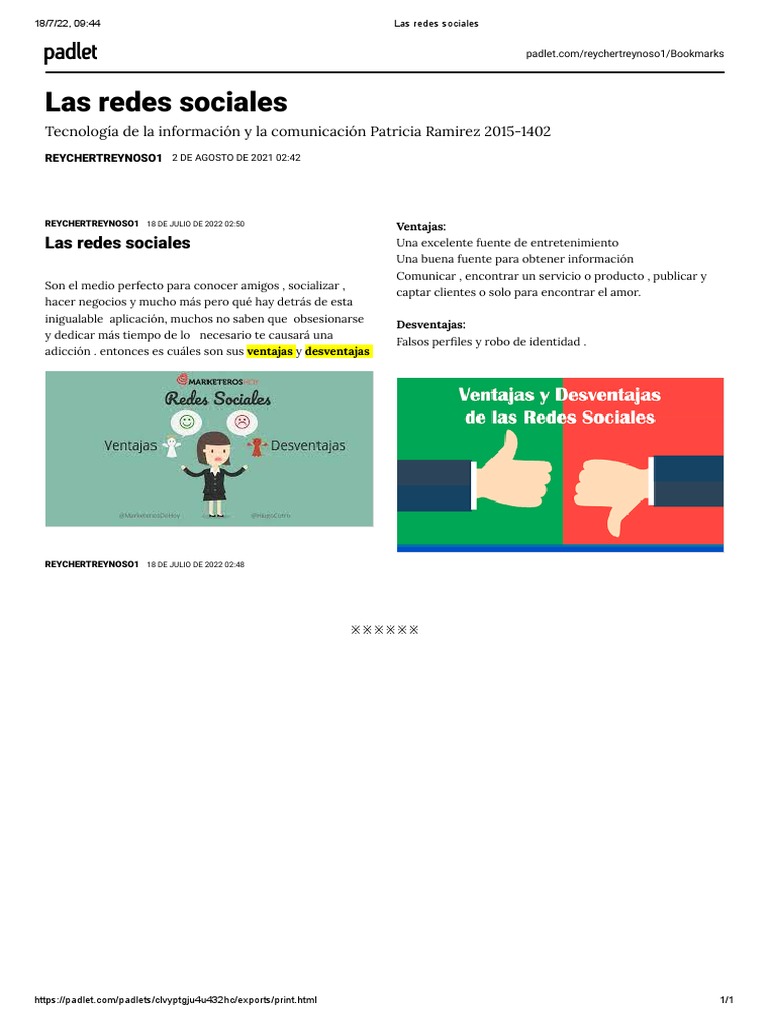 Las Redes Sociales | PDF | Ciencias sociales