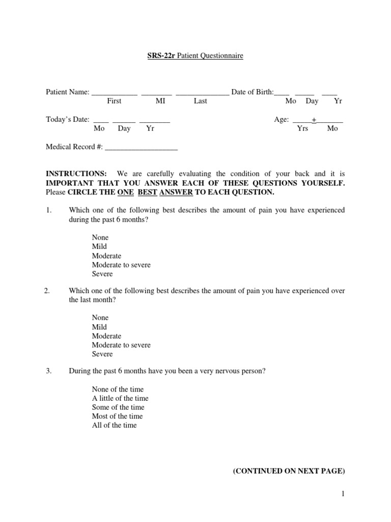 srs-22r-patient-questionnaire-pdf-pain-health-sciences