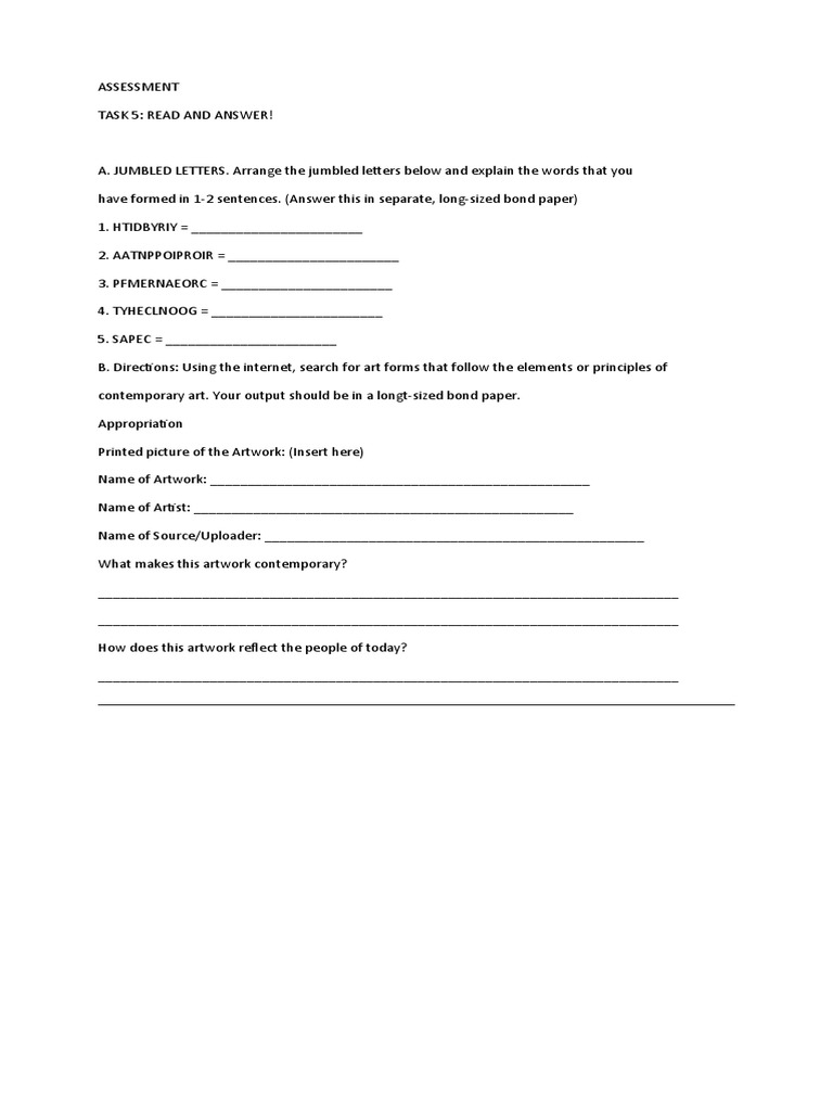 Assessment | PDF