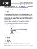 Vernier Caliper Parts Principle Formula Least Count Range Resolution ...