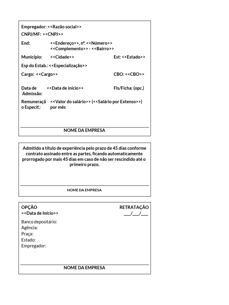C pia de modelo de etiqueta para carteira de trabalho pdf