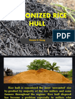 Carbonized Rice Hull: Ronnie O. Naag