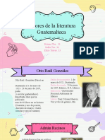 Autores de La Literatura Guatemalteca