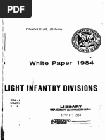 Light Infantry Divisions: White Paper