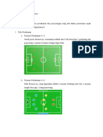 Tugas PJOK (Pola Pertahanan Dan Penyerangan Sepak Bola) 