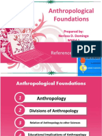 Anthropological Foundations